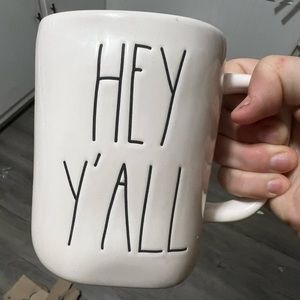 Rae Dunn Hey Yall oversize coffee mug
